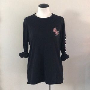 Abercrombie and Fitch long sleeve logo tee